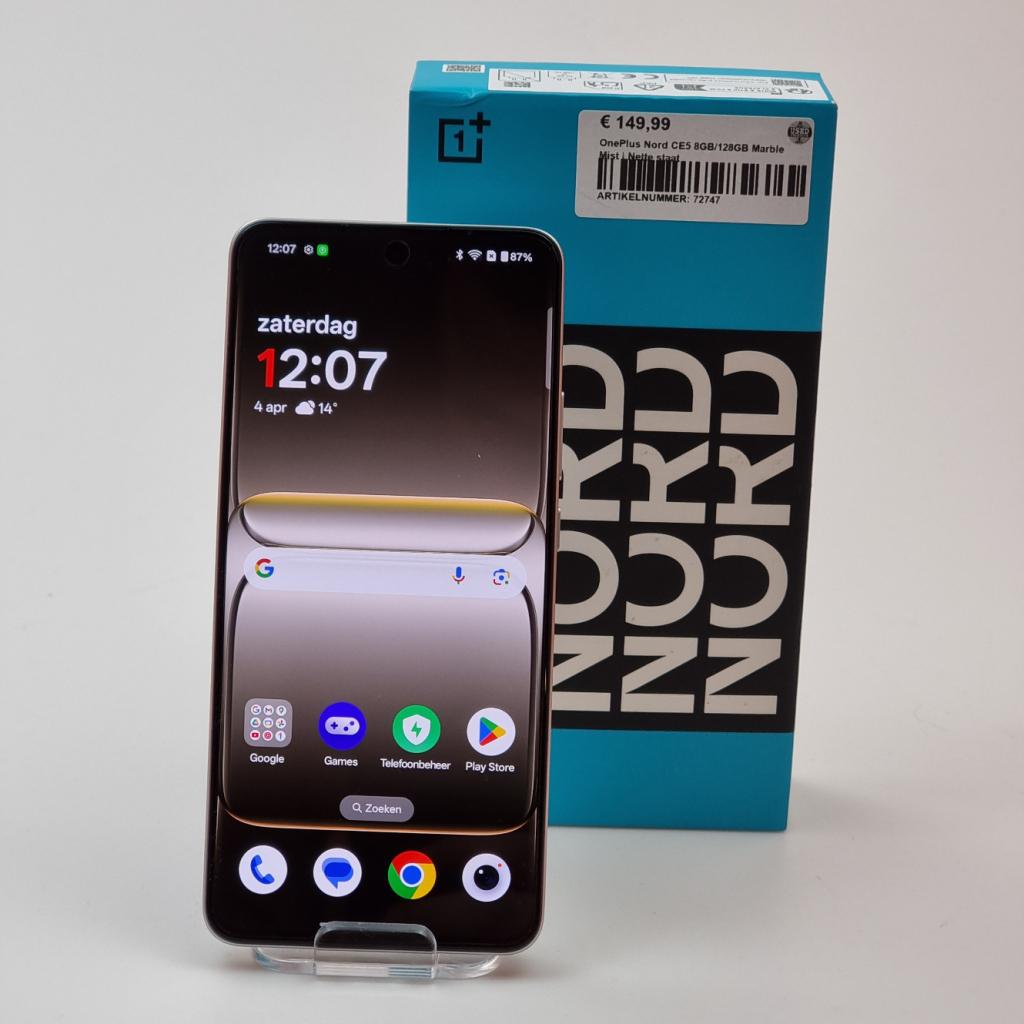 OnePlus Nord CE5 8GB/128GB Marble Mist | Nette staat, Oneplus, Zo goed als nieuw, Support@oneplus.com, 18F, Tairan Building
No. 8, Tairan Road
Chegongmiao, Futian District
Shenzhen, Guangdong
China