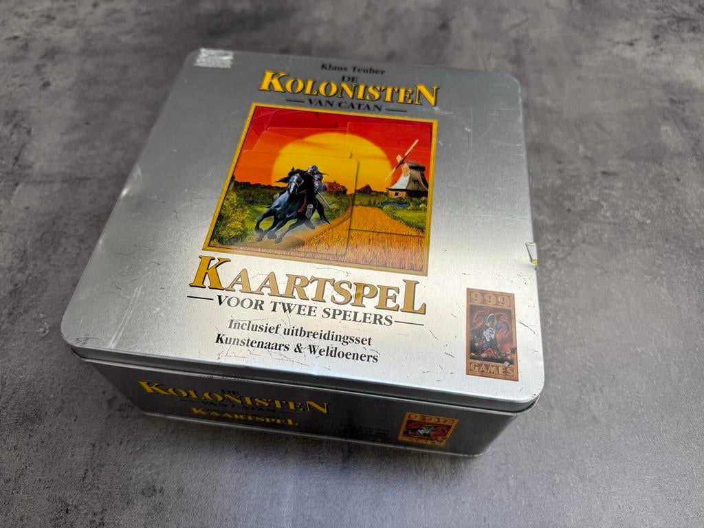 De Kolonisten van Catan Kaartspel met uitbreiding, Een of twee spelers, Ophalen of Verzenden, Gebruikt