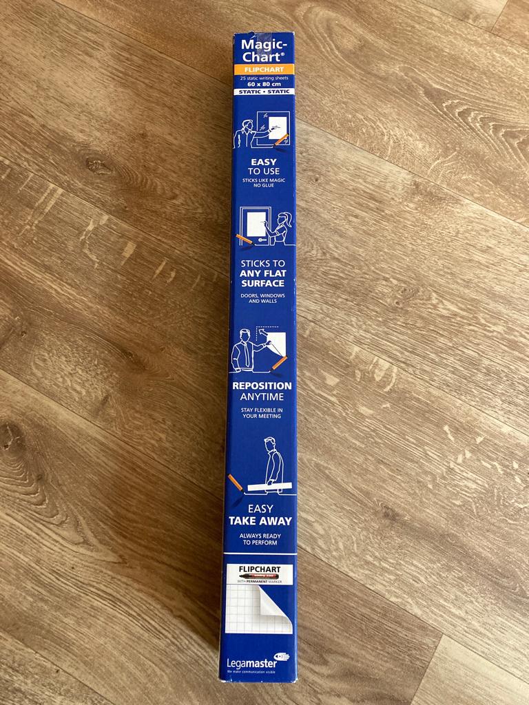 Magic-Chart Flipchart static writing sheets Legamaster 60x80, Ophalen of Verzenden, Nieuw