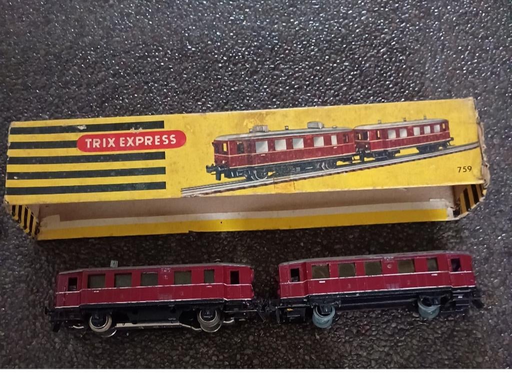 Trix Express railbus set 759 VT + VS  originele doos, Hobby en Vrije tijd, Modeltreinen | H0, Gelijkstroom, Trix, Ophalen of Verzenden