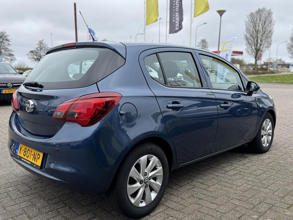 Opel Corsa 1.2 Edition Rijklaar incl beurt en garantie | Air, Voorwielaandrijving, 12 maanden, Blauw, 1229 cc