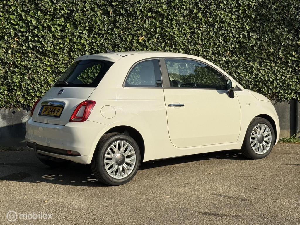 Fiat 500 0.9 TwinAir Turbo Popstar | Automaat | Airco | LMV, Auto's, Stof, Start-stop-systeem, Wit, Origineel Nederlands