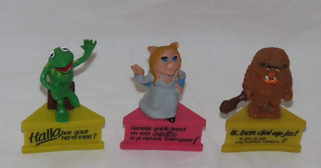 The Muppets Miss Piggy Kermit de kikker en Sweetums jaren 80, Ophalen of Verzenden, Zo goed als nieuw