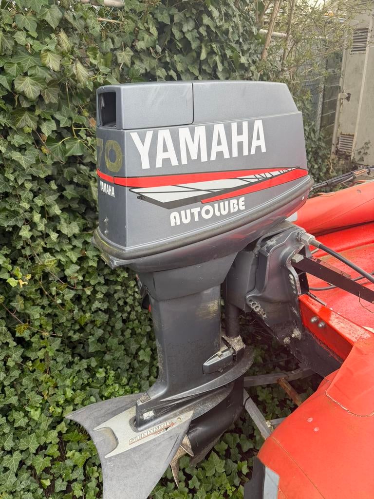 Yamaha autolube 50pk lagstaart, Ophalen, Zo goed als nieuw, Benzine, 30 pk of meer