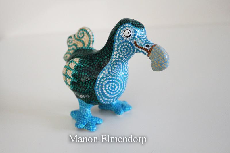 100% Handgemaakt Beeldje Dodo / Vogel Kunst Nieuw, Ophalen of Verzenden, Overige materialen, Beeld, Europa