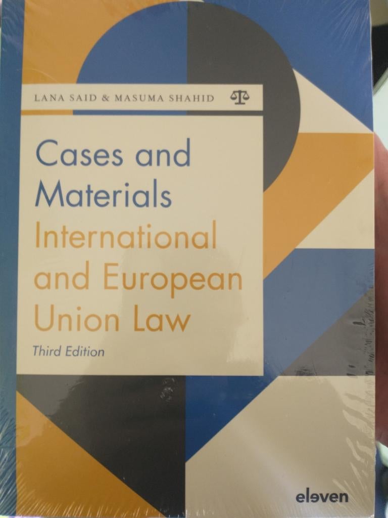 Cases and materials International and European Union Law, Ophalen of Verzenden, Nieuw, WO
