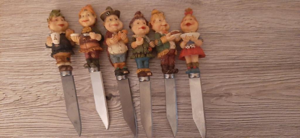 laven efteling mesjes setje van 6 stuks, Ophalen of Verzenden, Zo goed als nieuw, Gebruiksvoorwerp