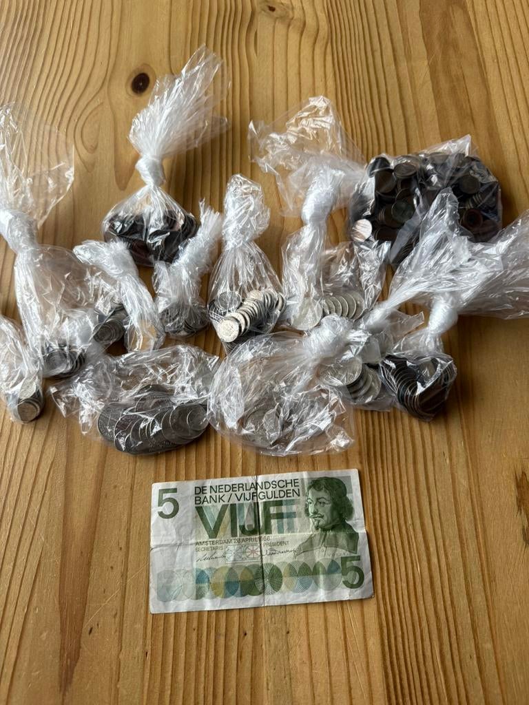 Munten en biljetten oud nederlands geld zie omschrijving, Ophalen of Verzenden, Nederland, Munten