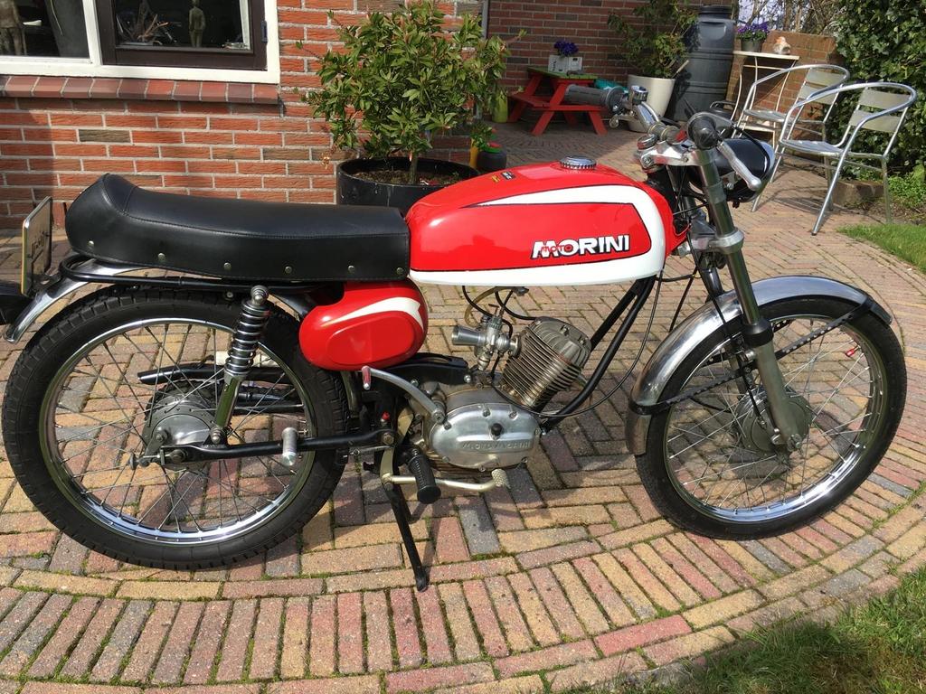 Oldtimer Moto Morini uit 1973, Ophalen, 4 versnellingen, Overige merken