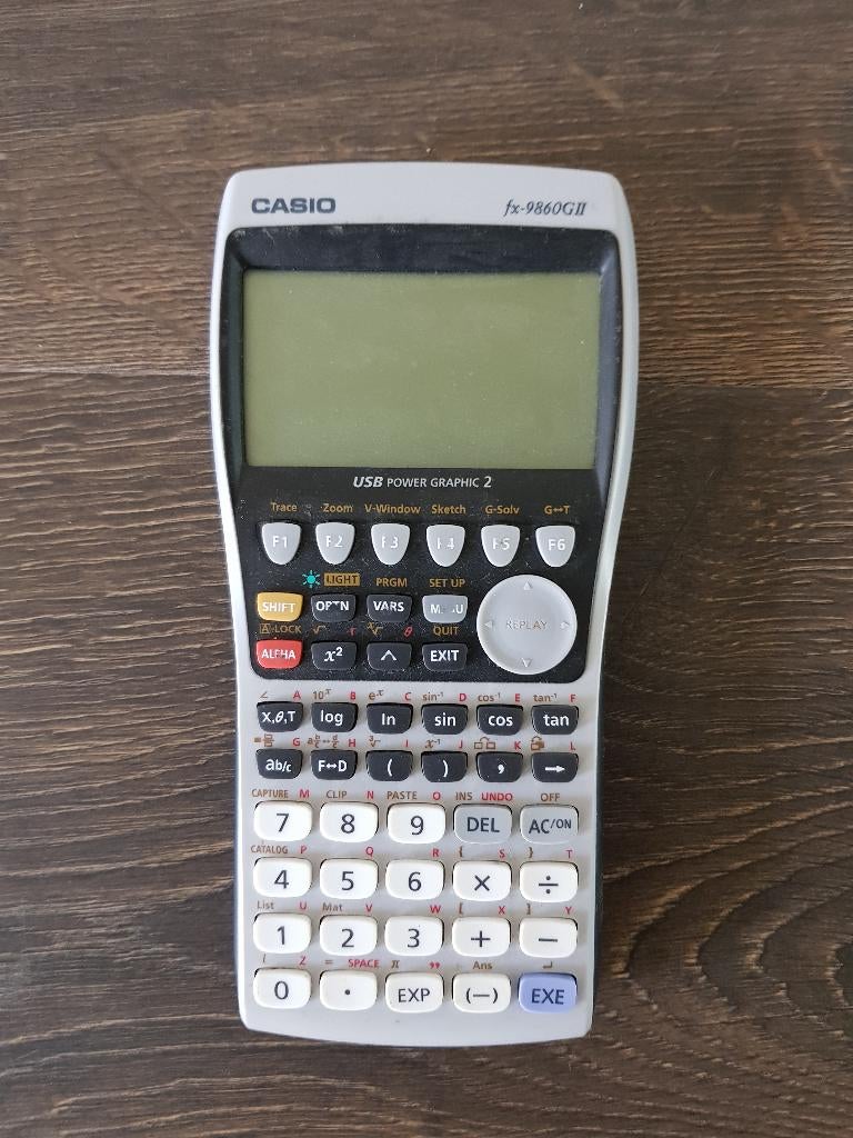 rekenmachine Casio fx-9860GII, Ophalen of Verzenden, Grafische rekenmachine, Zo goed als nieuw