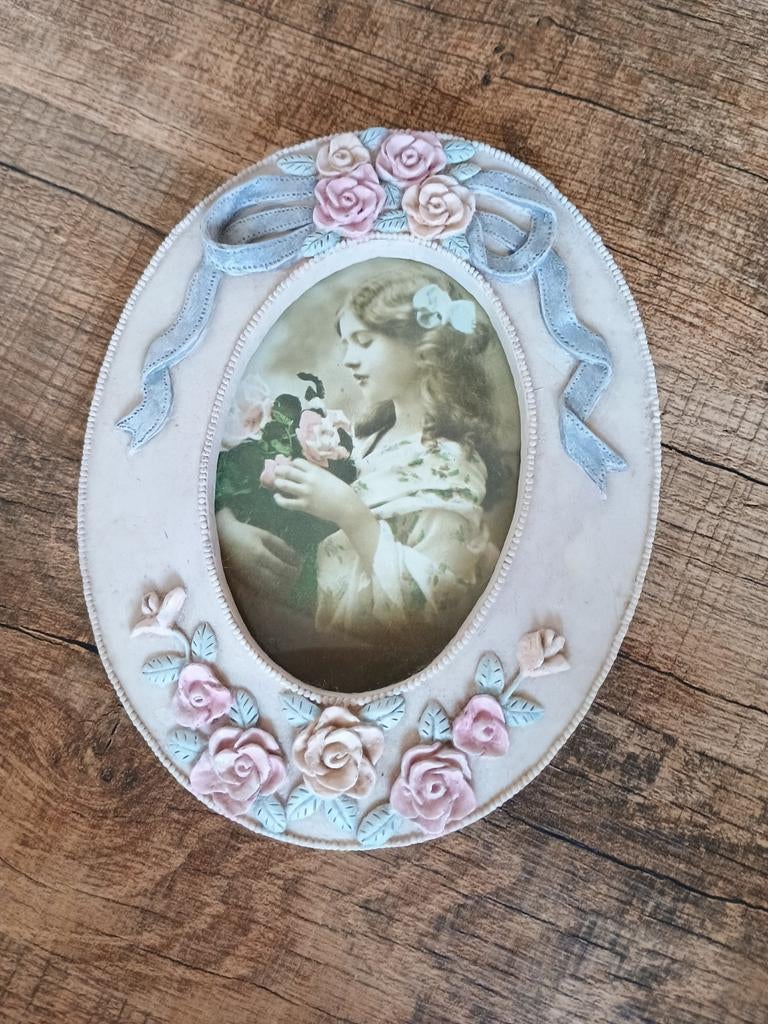 Brocant fotolijstje ( nr.3), Antiek en Kunst, Ophalen of Verzenden