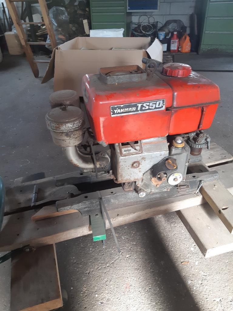 Gebruikte yanmar ts50 diesel motor met pomp., Ophalen, Gebruikt, Dieselmotor
