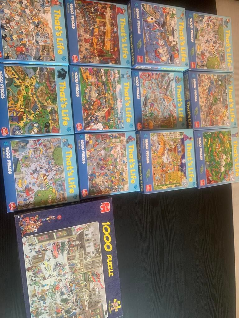 Verschillende puzzels te koop, Ophalen of Verzenden, 500 t/m 1500 stukjes, Zo goed als nieuw