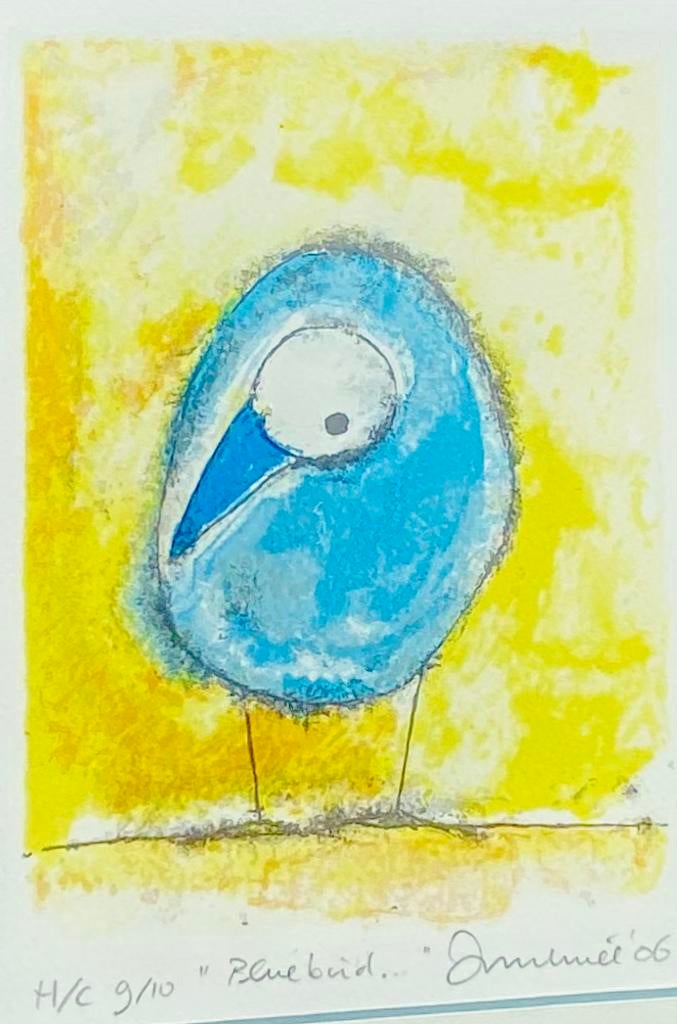 Hans Innemee , Blue Bird, € 109, Antiek en Kunst, Ophalen of Verzenden