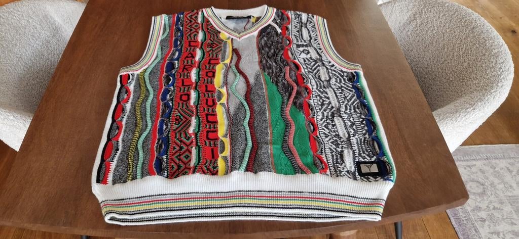 Carlo Colucci Spencer Maat L – ZGAN – €80 (Designer), Kleding | Heren, Truien en Vesten, Zo goed als nieuw, Maat 52/54 (L), Overige kleuren