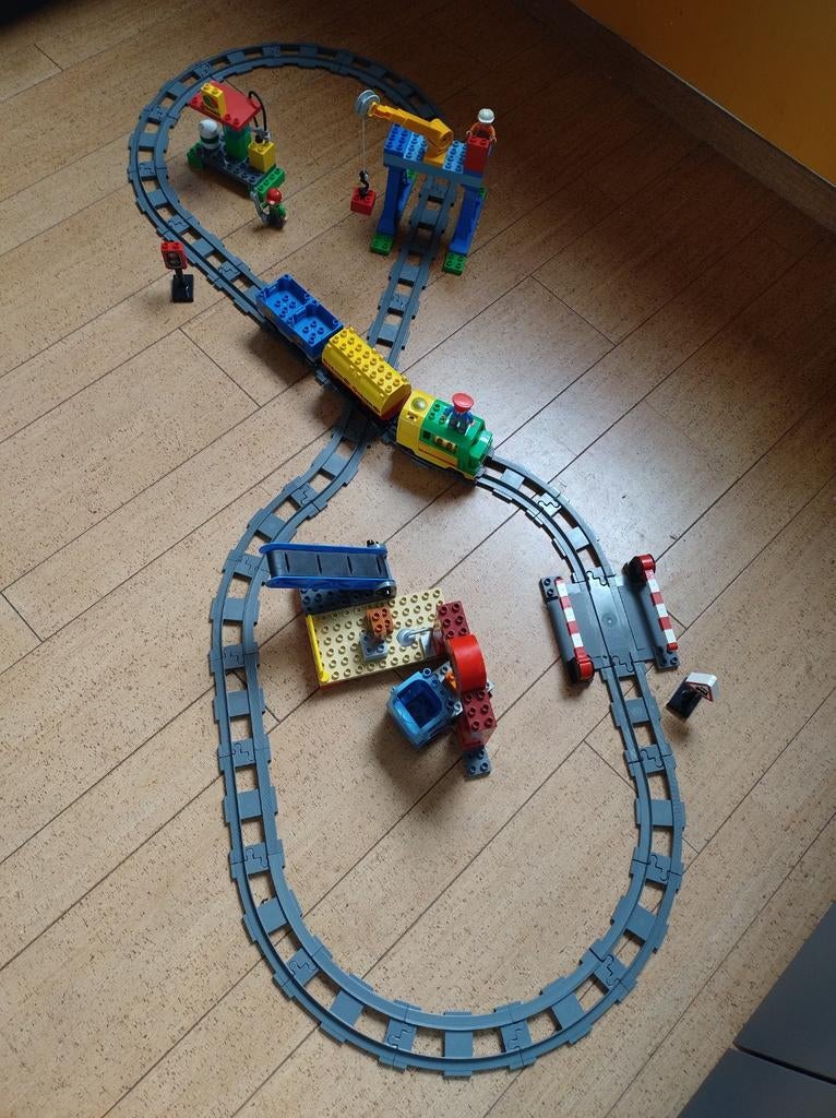 Lego Duplo Legoville Deluxe Treinset 5609 - Compleet!, Kinderen en Baby's, Speelgoed | Duplo en Lego, Ophalen of Verzenden, Duplo