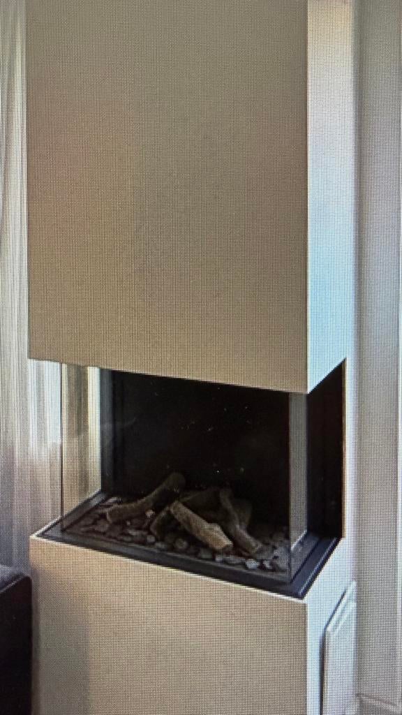 Moderne Gaskachel - Inbouw, Huis en Inrichting, Ophalen, Gebruikt, Inbouwhaard, Gashaard