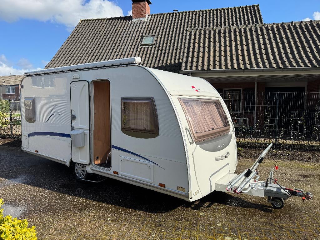 Bürstner Belcanto 455 TS met mover, airco en dakluifel, Caravans en Kamperen, Rondzit, Frans bed, Schokbreker, Particulier