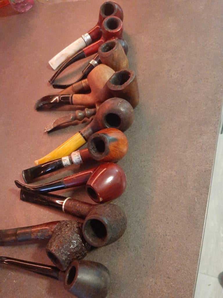 Tabak pijpen oude 12 stuks, Ophalen of Verzenden