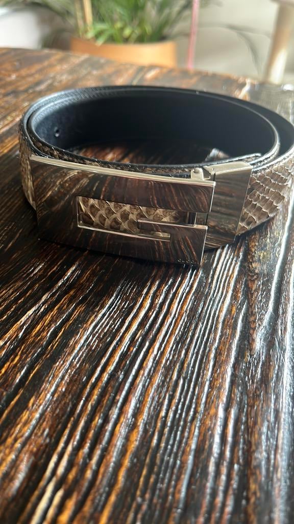 Gucci Phyton riem Origineel, Ophalen of Verzenden, Zo goed als nieuw, Overige kleuren, 80 tot 90 cm