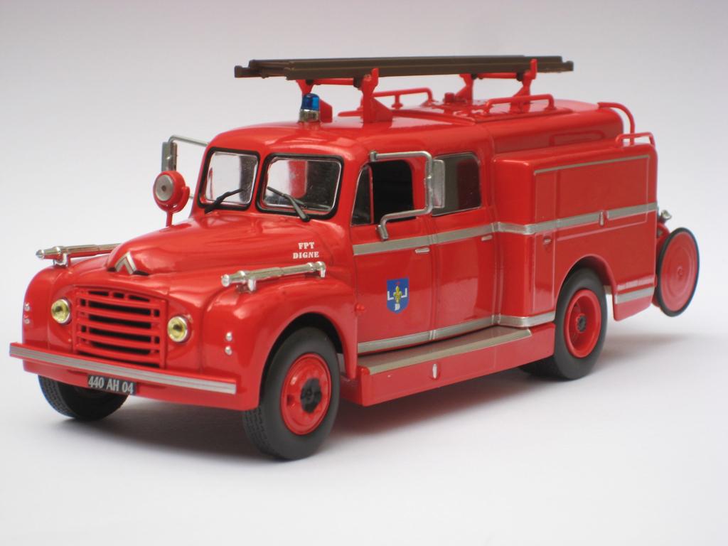 Citroen Type 46 Special Incendie FTP Guinard Hachette 1:43, Ophalen of Verzenden, Nieuw, Bus of Vrachtwagen, Overige merken