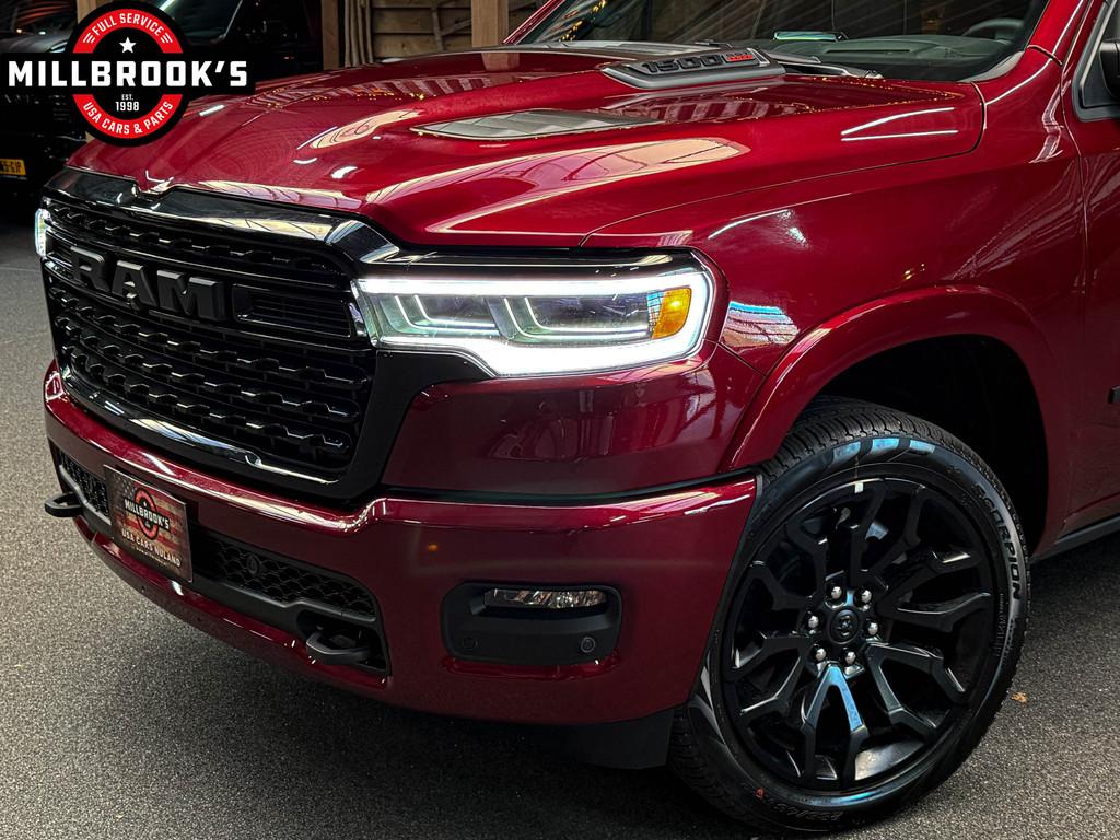 Dodge Ram 1500 Limited H/O 540PK wide body BPM VRIJ, Stoel m, Automaat, Zwart, Leder, Bedrijf
