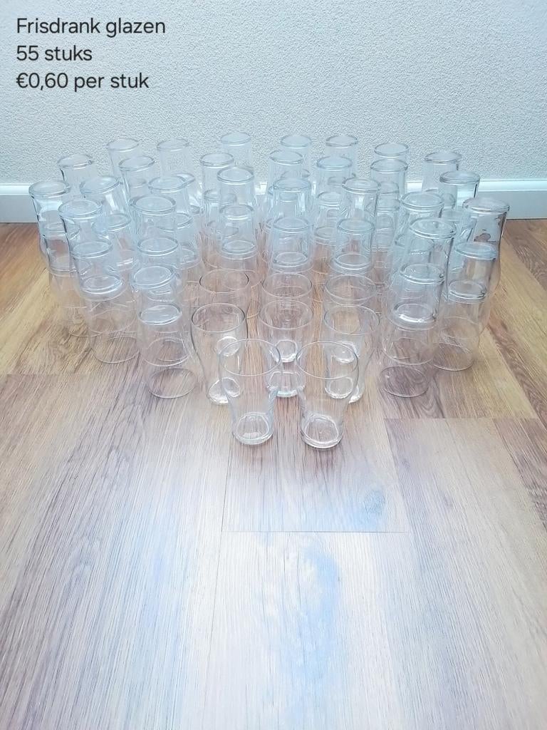 Bierglazen, frisdrankglazen, theeglazen enz, Huis en Inrichting, Keuken | Servies, Ophalen, Gebruikt, Overige stijlen, Overige materialen