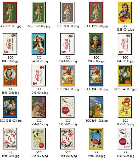 speelkaart Coca Cola Ladies 189, Verzamelen, Verzenden, Zo goed als nieuw, Speelkaart(en)