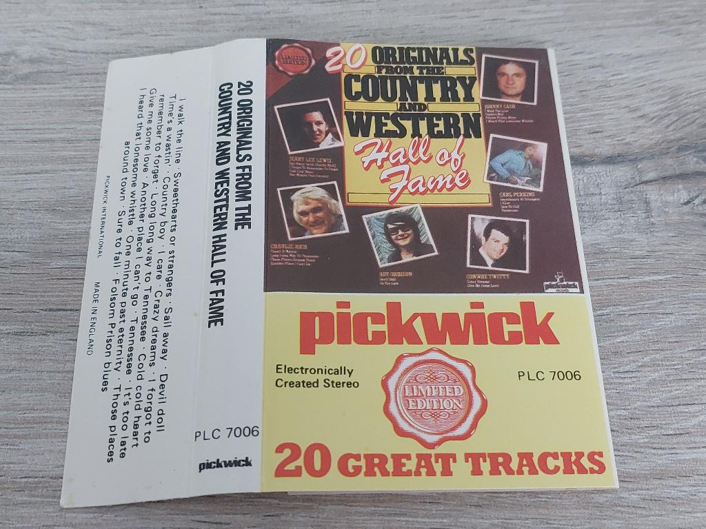 20 ORIGINALS FROM THE COUNTRY & WESTERN HALL OF FAME (MC), 1 bandje, Ophalen of Verzenden, Zo goed als nieuw, Origineel