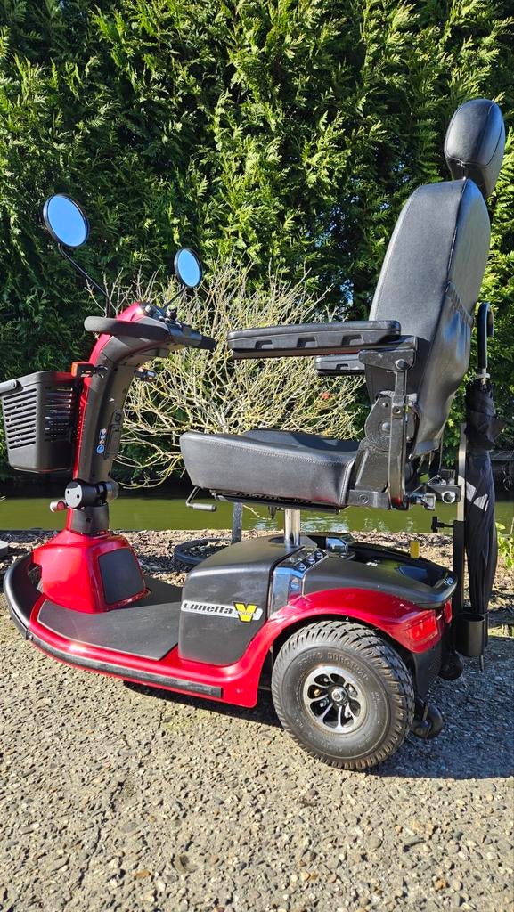 Pride Lunetta scootmobiel met nieuwe accu's, demontabel, Ophalen, Inklapbaar, Zo goed als nieuw