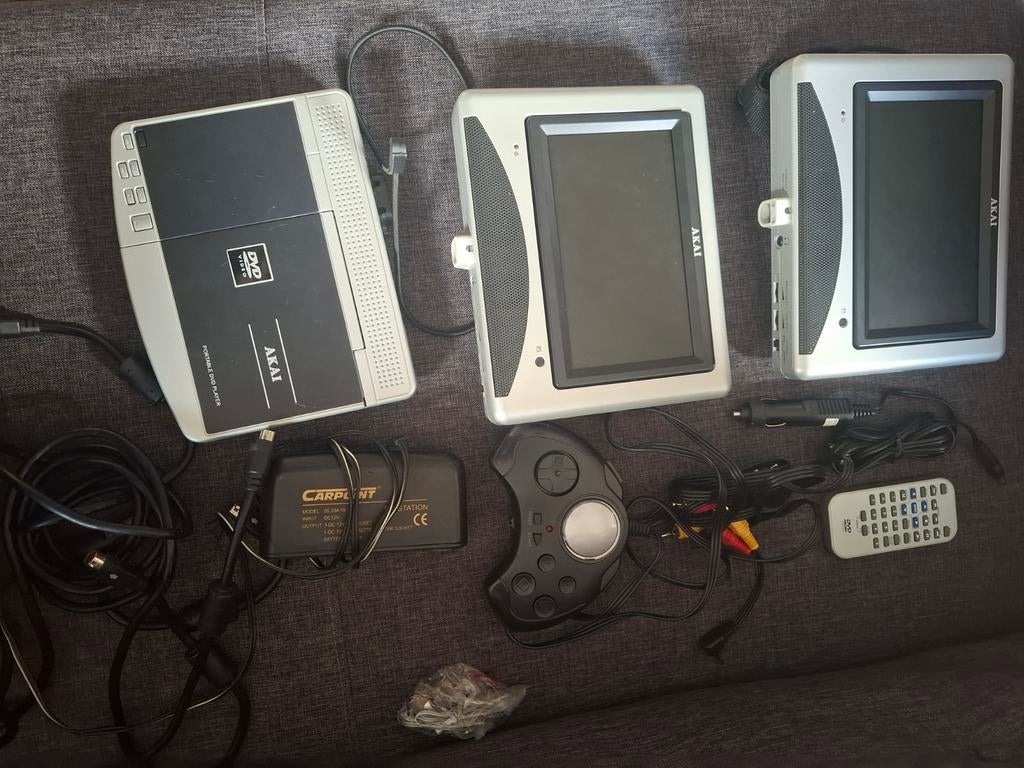 Draagbare DVD Speler Set voor Auto, Gebruikt, Draagbaar, Ophalen, Overige merken