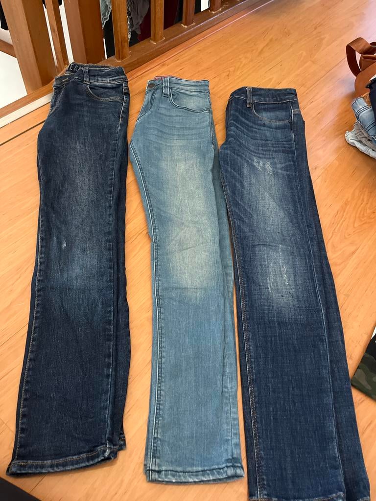 3 nette spijkerbroeken LTB, Blue Ridge, Cars maat 152, Ophalen of Verzenden, Zo goed als nieuw, Jongen, Broek