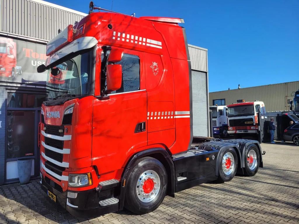 Scania 530S V8 NGS A6X2NB Full air twinsteer Holland truck E, Auto's, Vrachtwagens, Euro 6, Scania, Origineel Nederlands, Te koop