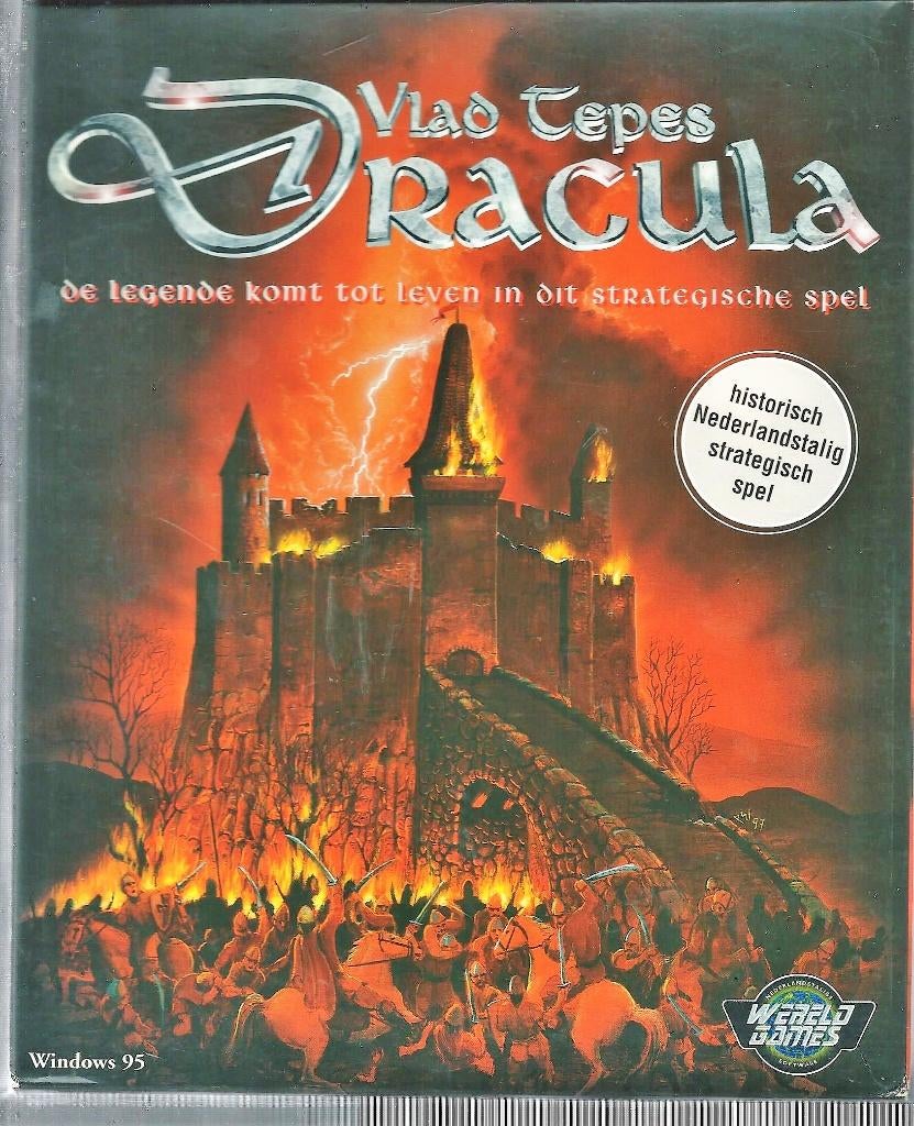 Dracula Vlad Tepes game in bigbox, Gebruikt, 1 speler, Eén computer, Ophalen of Verzenden