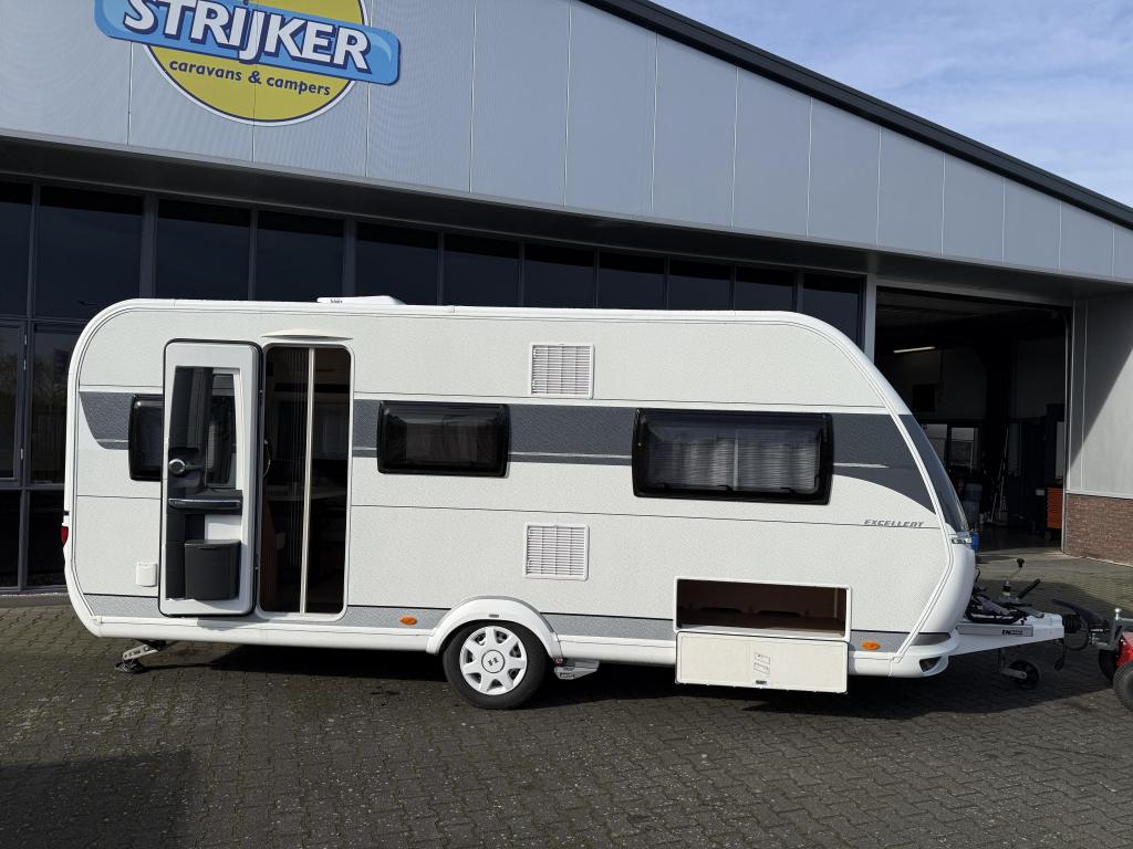 Hobby Excellent 495 UL 2 Aparte bedden ALLE OPTIES Airco etc, Standaardzit, Lengtebed, Hobby, Bedrijf