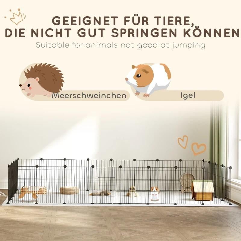 Konijnenhok buitenverblijf caviakooi kuikens knaagdierenhok, Minder dan 60 cm, Kooi, 110 cm of meer, Nieuw