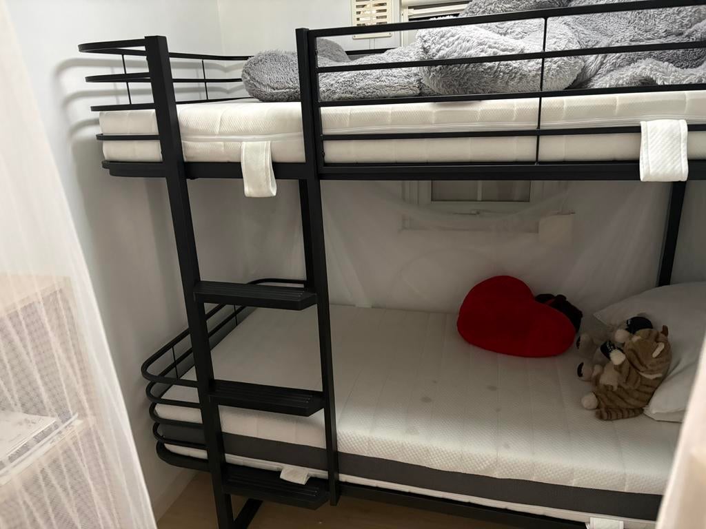 Stapelbed te koop, Ophalen, 90 cm, 160 tot 180 cm, Tweepersoons