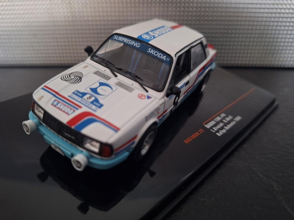 Skoda 130L #8 Rally 8 Bohemia 1988
Schaal 1:43, Overige merken, IXO, IXO, Nieuw