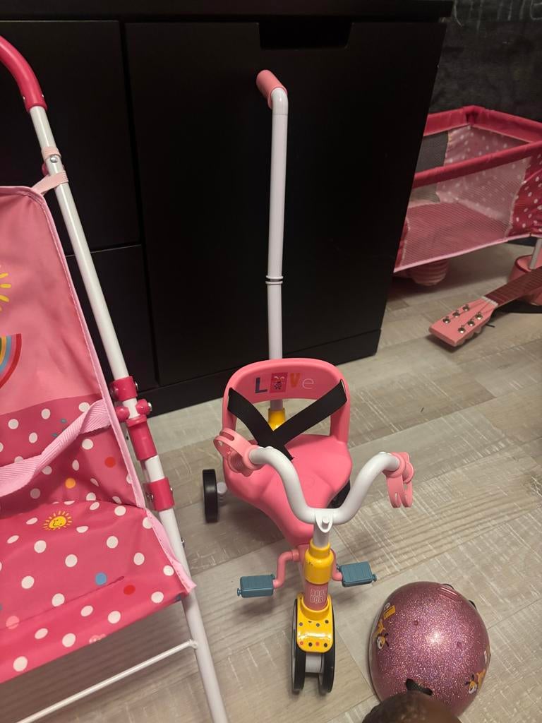 Babyborn poppenfiets met helm, Ophalen of Verzenden, Gebruikt, Overige typen