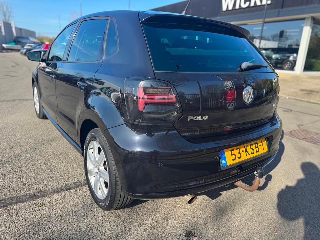 Volkswagen Polo 1.4-16V Highline DSG Airco 5 deurs, Euro 5, Zwart, 4 cilinders, Zwart