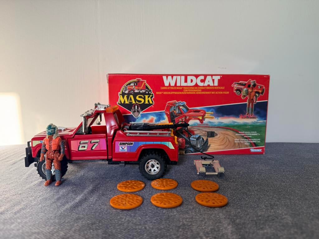 M.A.S.K. Kenner Wildcat compleet, Verzenden, Gebruikt