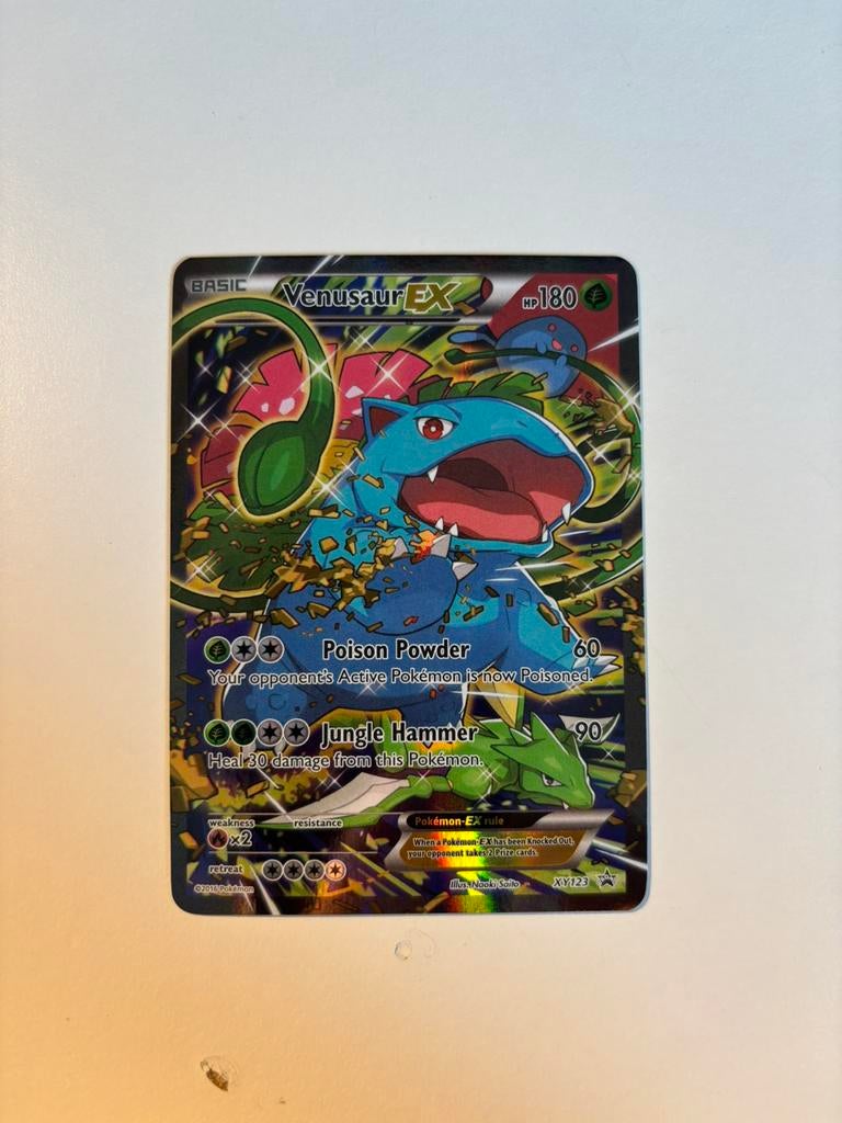 Venusaur ex xy promo, Hobby en Vrije tijd, Verzamelkaartspellen | Pokémon, Ophalen of Verzenden, Zo goed als nieuw, Overige typen