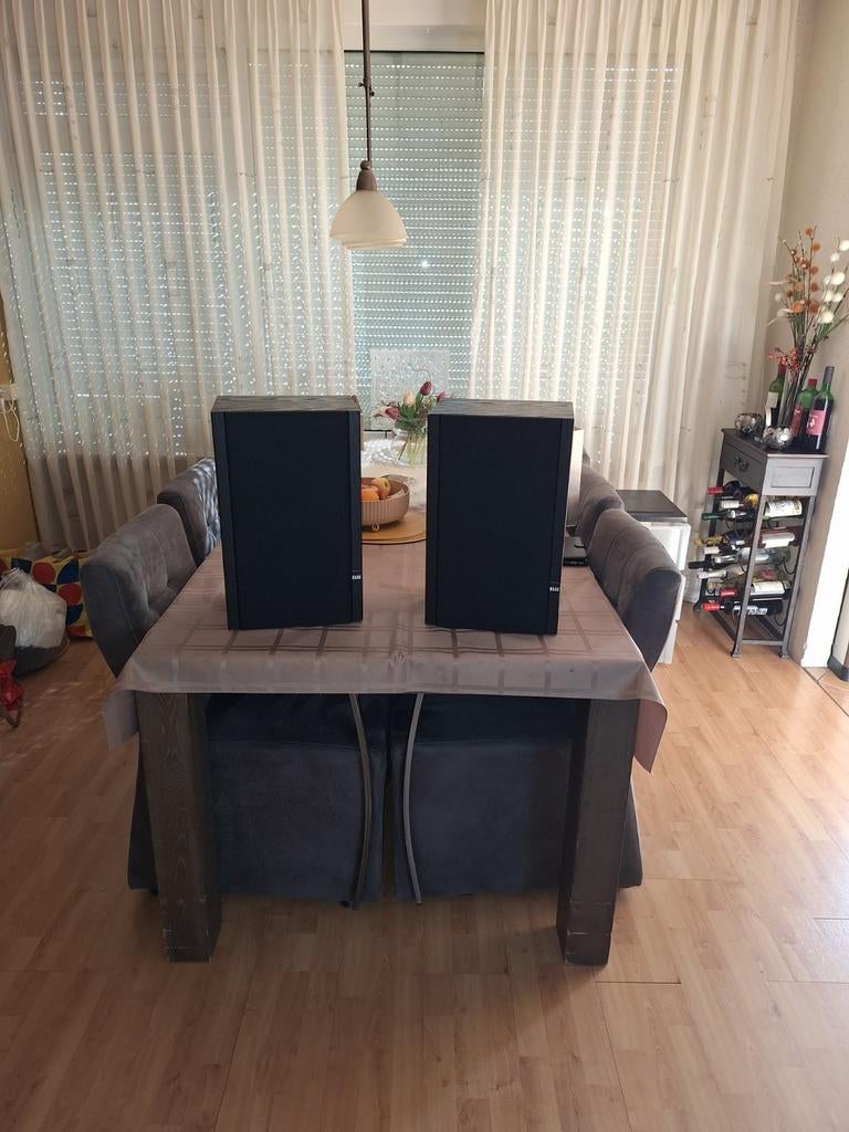 Te koop 2 nog zeer mooie ELAC ELR 55 Jubiläum luidsprekers., Audio, Tv en Foto, Luidsprekers, Ophalen of Verzenden, Zo goed als nieuw