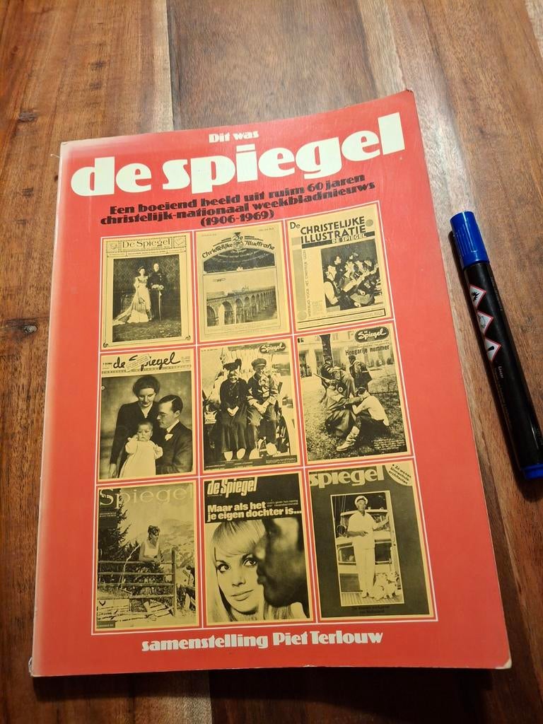 De Spiegel - Boek over Christelijk-Nationaal Weekblad, Ophalen of Verzenden, Gelezen, Piet Terlouw