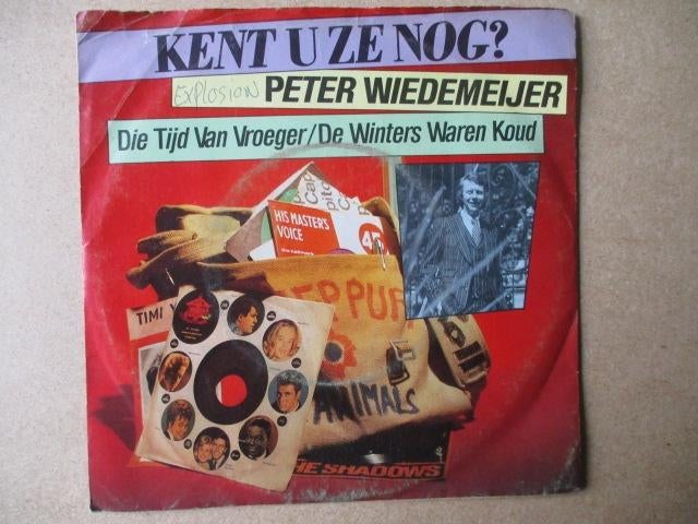 s0668 peter wiedemeijer - die tijd van toen, Ophalen, Gebruikt, Overige genres, 7 inch