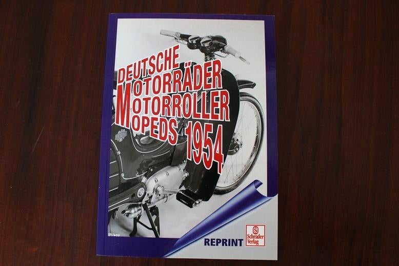 Deutsche Motorräder Motorroller & Mopeds 1954, Motoren, Handleidingen en Instructieboekjes, Overige merken, Ophalen of Verzenden