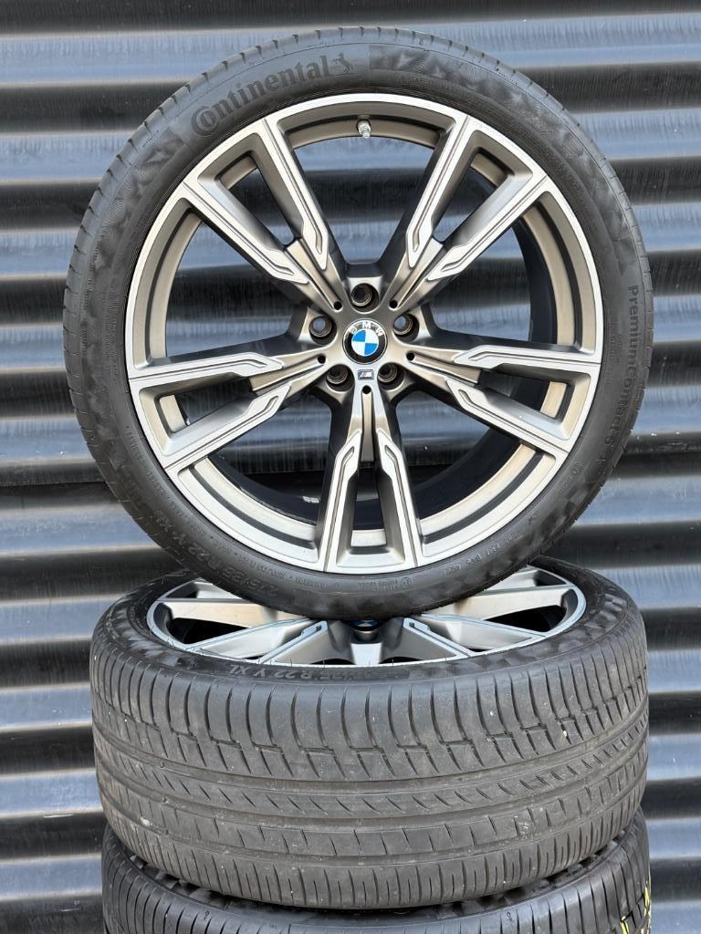Zgan 22” Orig Bmw Styling 747M G05 X5 X6 G06 velgen banden, Ophalen, Overige maten, Zomerbanden, Band(en)
