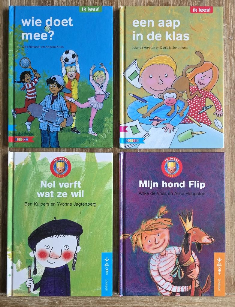 4 x leesboekjes Groep 3 - AVI M3 - AVI 2 - Ik lees!, Ophalen of Verzenden, Zo goed als nieuw, Fictie algemeen