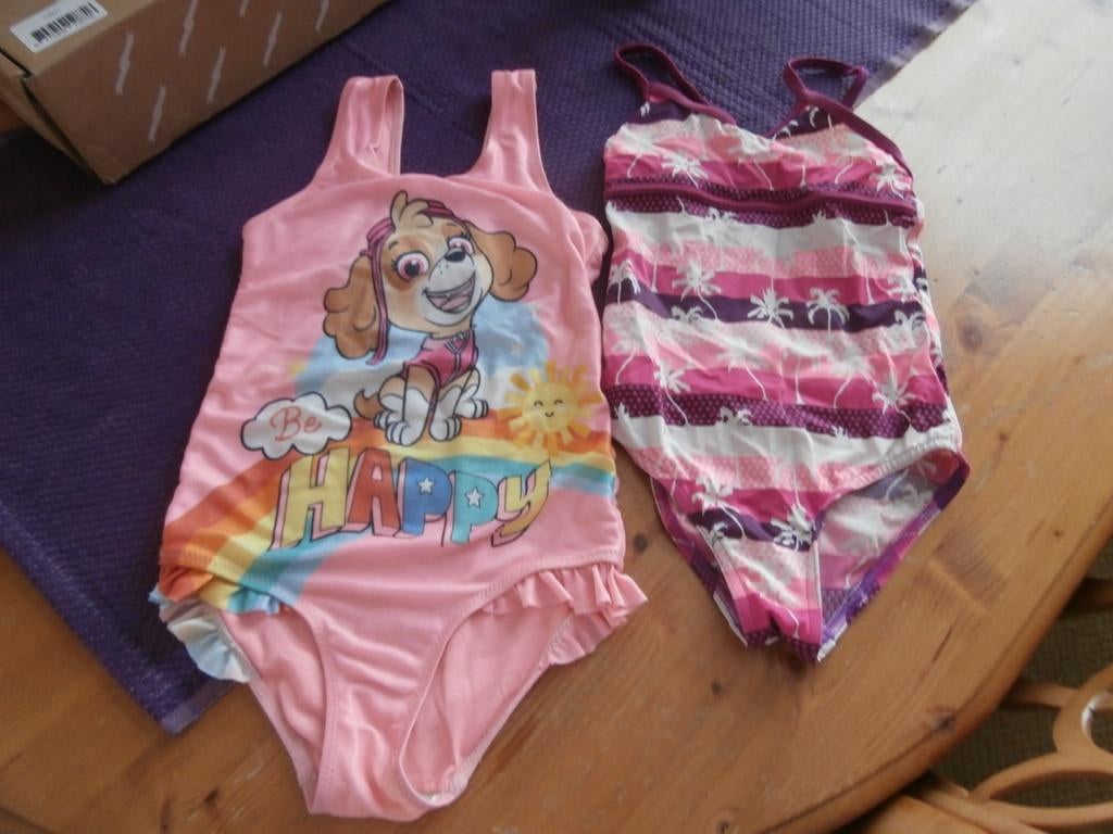 Badpak Paw Control H&M Nickelodeon palmbomen Olaian roze, Kinderen en Baby's, Kinderkleding | Kinder-zwemkleding, Gebruikt, Badpak