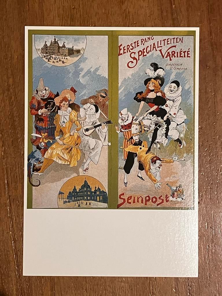 Oude ansichtkaart Seinpost Scheveningen - Variété 1898, Verzamelen, Ansichtkaarten | Nederland, Ongelopen, Zuid-Holland, 1980 tot heden